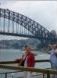 Jenny near the Harbour Bridge