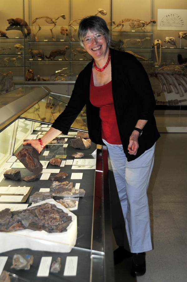 Jenny in the Museum of Zoology